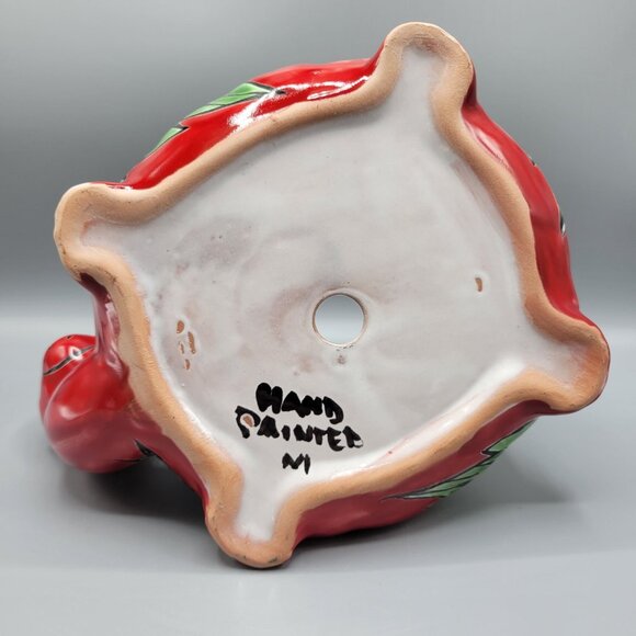 Mexican Talavera Turtle Planter Pot Hand Painted Ceramic Colorful Floral Design - Picture 6 of 16